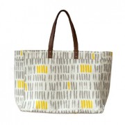 Vertical Strokes Grey Carryall, Chewing The Cud